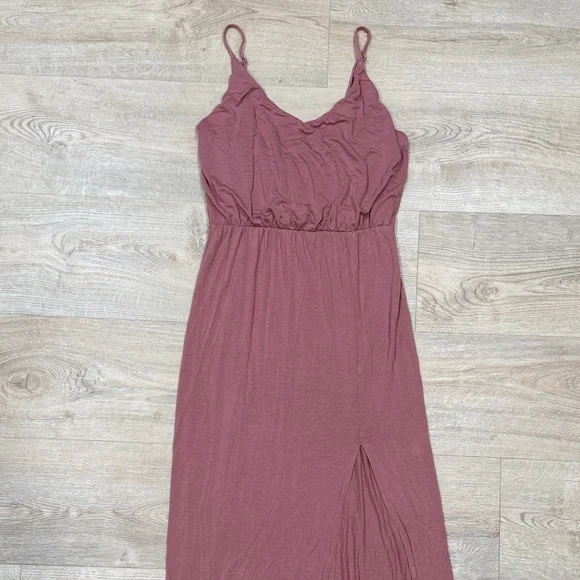 Lulus Watch the Sunset Rusty Rose Maxi Dress - Picture 3 of 10